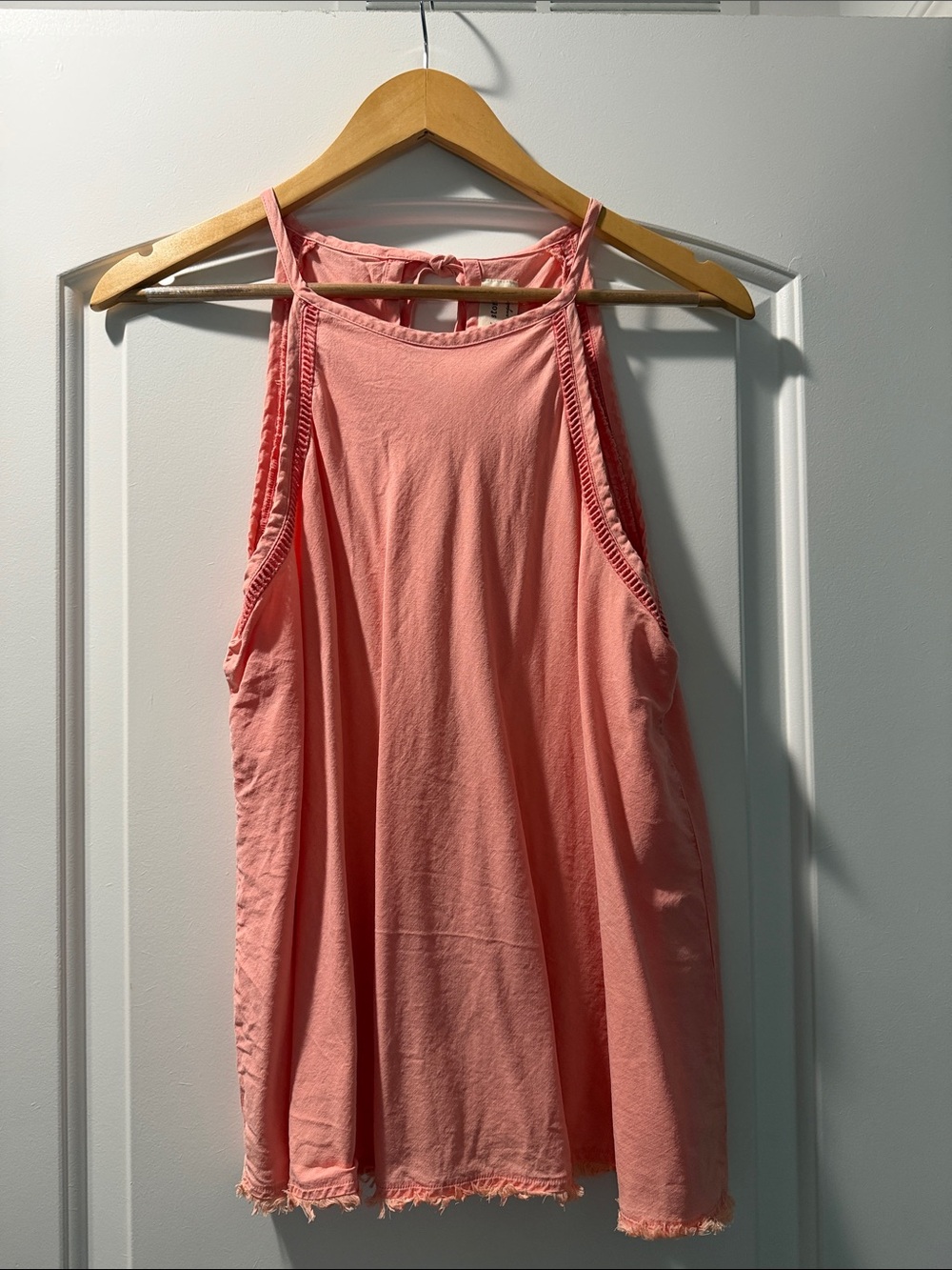 cloth & stone Coral Pink Halter Tank Top